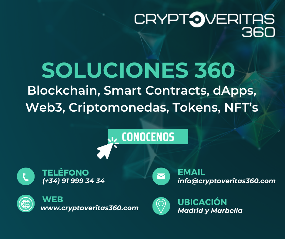 Cryptoveritas 360 soluciones 360 blockchain criptomonedas tokens nft smart contracts web3 (1)