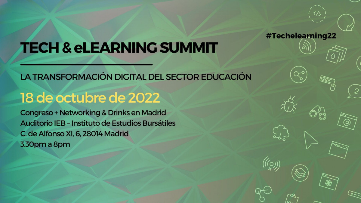 Tech elearnig summit evento tecnologia digitalizaciu00f3n evento Madrid Espau00f1a innovacion