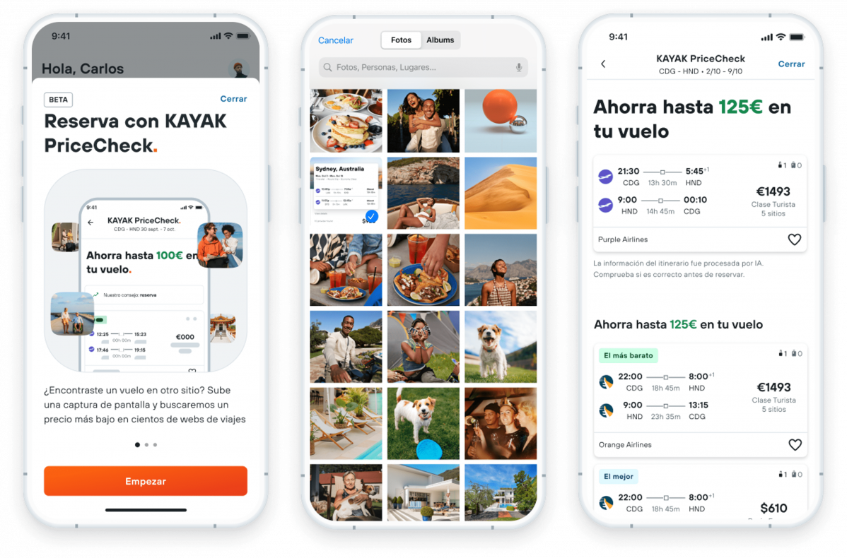 KAYAK PriceCheck herramienta inteligencia artificial sector ocio viajes