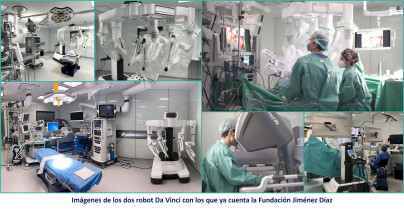 2024 10 24 Imgenes de los dos robot Da Vinci con los que ya cuenta la Fundacin Jimnez Daz