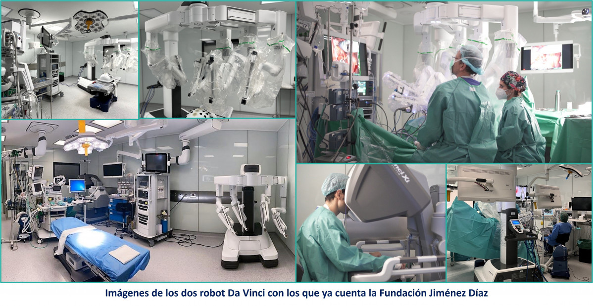 2024 10 24 Imgenes de los dos robot Da Vinci con los que ya cuenta la Fundacin Jimnez Daz